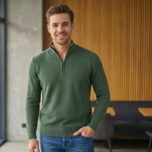 SWEATER EN TEJIDO DE PUNTO HOMBRE